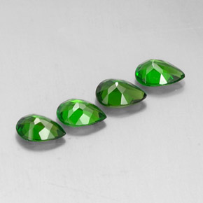 Achetez naturel ct vert diopside de chrome gems, en forme de poire, en provenance russie chez gemselect. en stock, livraison internationale!