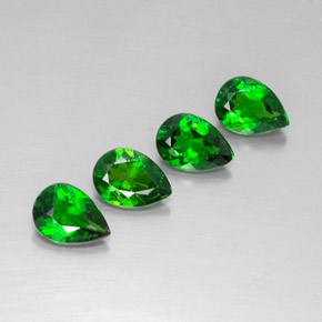 Achetez naturel ct vert diopside de chrome gems, en forme de poire, en provenance russie chez gemselect. en stock, livraison internationale!