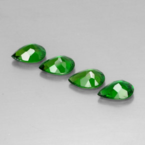 Achetez naturel ct vert diopside de chrome gems, en forme de poire, en provenance russie chez gemselect. en stock, livraison internationale!