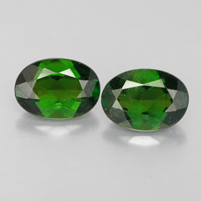 Achetez naturel ct vert diopside de chrome gems, coupe ovale, en provenance russie chez gemselect. en stock, livraison internationale!