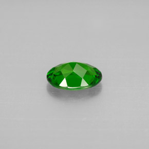 Diopside de chrome vert naturelle coupe ovale, 0,78 ct, VVS-VS