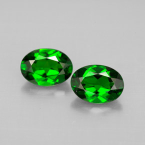 Achetez naturel ct vert diopside de chrome gems, coupe ovale, en provenance russie chez gemselect. en stock, livraison internationale!