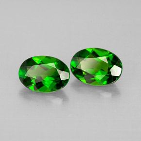 Achetez naturel ct vert diopside de chrome gems, coupe ovale, en provenance russie chez gemselect. en stock, livraison internationale!