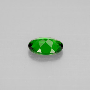 Diopside de chrome vert naturelle coupe ovale, 0,72 ct, VVS-VS