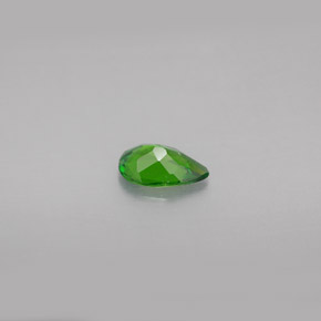 Diopside de chrome vert naturelle en forme de poire, 0,48 ct, VS