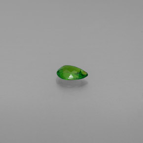 Diopside de chrome vert naturelle en forme de poire, 0,53 ct, VVS-VS