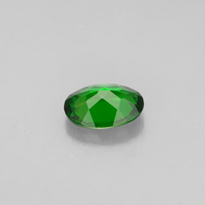 Diopside Chrome Vert naturelle Coupe ovale, 0.61 ct, VVS