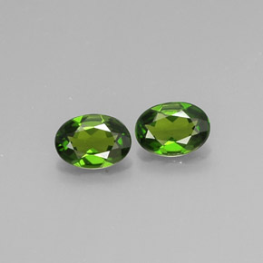 Achetez naturel ct vert diopside de chrome gems, coupe ovale, en provenance russie chez gemselect. en stock, livraison internationale!