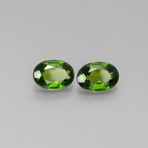 Achetez naturel ct vert diopside de chrome gems, coupe ovale, en provenance russie chez gemselect. en stock, livraison internationale!