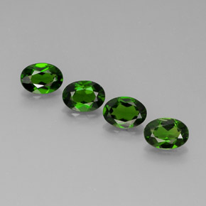 Achetez naturel ct vert diopside de chrome gems, coupe ovale, en provenance russie chez gemselect. en stock, livraison internationale!