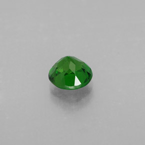 Diopside de chrome vert naturelle coupe roude, 0,48 ct, VS
