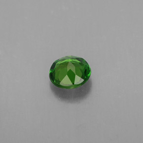 Diopside de chrome vert naturelle coupe roude, 0,32 ct, VS