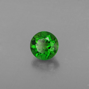Diopside Chrome Vert naturelle Coupe roude, 0.54 ct, VS