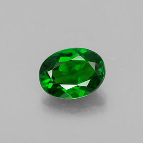 Diopside Chrome Vert naturelle Coupe ovale, 0.83 ct, VS