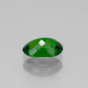 Diopside Chrome Vert naturelle Coupe ovale, 0.58 ct, VVS