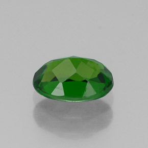 Diopside de chrome vert naturelle coupe ovale, 0,91 ct, VS-SI