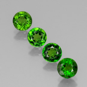 Achetez naturel ct vert diopside de chrome gems, coupe roude, en provenance russie chez gemselect. en stock, livraison internationale!