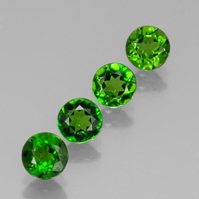 Achetez naturel ct vert diopside de chrome gems, coupe roude, en provenance russie chez gemselect. en stock, livraison internationale!