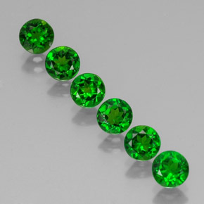 Achetez naturel ct vert diopside de chrome gems, coupe roude, en provenance russie chez gemselect. en stock, livraison internationale!
