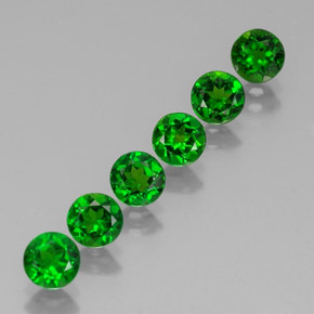 Achetez naturel ct vert diopside de chrome gems, coupe roude, en provenance russie chez gemselect. en stock, livraison internationale!