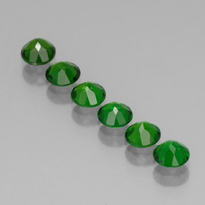 Achetez naturel ct vert diopside de chrome gems, coupe roude, en provenance russie chez gemselect. en stock, livraison internationale!