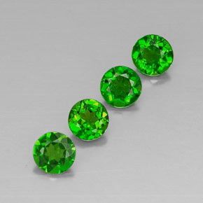 Achetez naturel ct vert diopside de chrome gems, coupe roude, en provenance russie chez gemselect. en stock, livraison internationale!