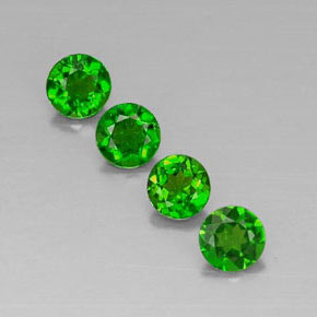 Achetez naturel ct vert diopside de chrome gems, coupe roude, en provenance russie chez gemselect. en stock, livraison internationale!