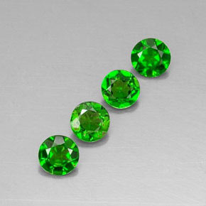 Achetez naturel ct vert diopside de chrome gems, coupe roude, en provenance russie chez gemselect. en stock, livraison internationale!