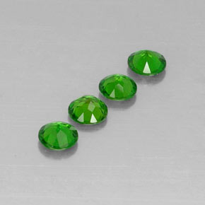 Achetez naturel ct vert diopside de chrome gems, coupe roude, en provenance russie chez gemselect. en stock, livraison internationale!