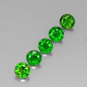 Achetez naturel ct vert diopside de chrome gems, coupe roude, en provenance russie chez gemselect. en stock, livraison internationale!
