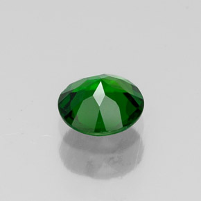 Diopside Chrome Vert naturelle Coupe roude, 0.43 ct, VVS-VS