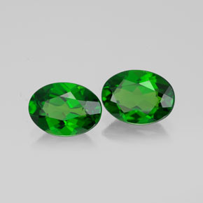 Achetez naturel ct vert diopside de chrome gems, coupe ovale, en provenance russie chez gemselect. en stock, livraison internationale!