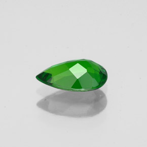 Diopside Chrome Vert naturelle En forme de poire, 0.71 ct, VS