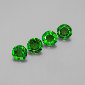 Achetez naturel ct vert diopside de chrome gems, coupe roude, en provenance russie chez gemselect. en stock, livraison internationale!