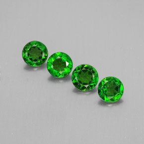 Achetez naturel ct vert diopside de chrome gems, coupe roude, en provenance russie chez gemselect. en stock, livraison internationale!