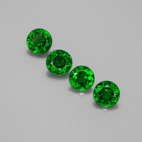 Achetez naturel ct vert diopside de chrome gems, coupe roude, en provenance russie chez gemselect. en stock, livraison internationale!