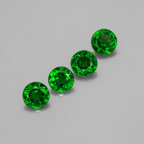Achetez naturel ct vert diopside de chrome gems, coupe roude, en provenance russie chez gemselect. en stock, livraison internationale!