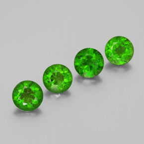 Achetez naturel ct vert diopside de chrome gems, coupe roude, en provenance russie chez gemselect. en stock, livraison internationale!