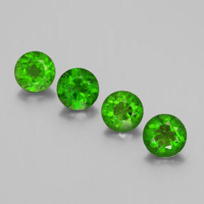 Achetez naturel ct vert diopside de chrome gems, coupe roude, en provenance russie chez gemselect. en stock, livraison internationale!