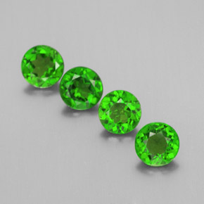 Achetez naturel ct vert diopside de chrome gems, coupe roude, en provenance russie chez gemselect. en stock, livraison internationale!