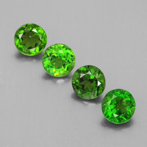 Achetez naturel ct vert diopside de chrome gems, coupe roude, en provenance russie chez gemselect. en stock, livraison internationale!
