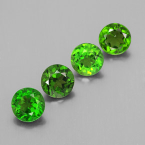 Achetez naturel ct vert diopside de chrome gems, coupe roude, en provenance russie chez gemselect. en stock, livraison internationale!