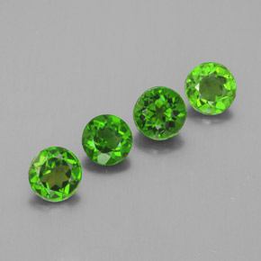 Achetez naturel ct vert diopside de chrome gems, coupe roude, en provenance russie chez gemselect. en stock, livraison internationale!