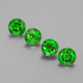 Achetez naturel ct vert diopside de chrome gems, coupe roude, en provenance russie chez gemselect. en stock, livraison internationale!