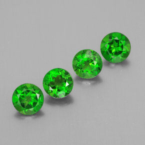 Achetez naturel ct vert diopside de chrome gems, coupe roude, en provenance russie chez gemselect. en stock, livraison internationale!