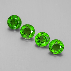 Achetez naturel ct vert diopside de chrome gems, coupe roude, en provenance russie chez gemselect. en stock, livraison internationale!