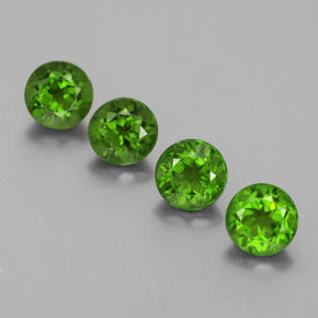 Achetez naturel ct vert diopside de chrome gems, coupe roude, en provenance russie chez gemselect. en stock, livraison internationale!