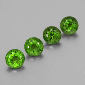 Achetez naturel ct vert diopside de chrome gems, coupe roude, en provenance russie chez gemselect. en stock, livraison internationale!