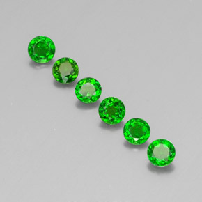 Achetez naturel ct vert diopside de chrome gems, coupe roude, en provenance russie chez gemselect. en stock, livraison internationale!