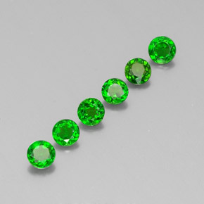 Achetez naturel ct vert diopside de chrome gems, coupe roude, en provenance russie chez gemselect. en stock, livraison internationale!